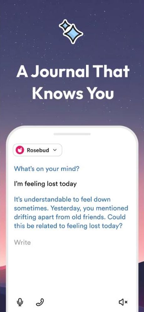 Rosebud iOS app