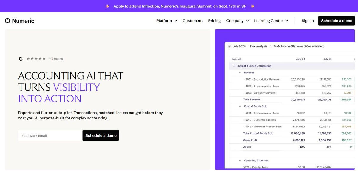 Numeric product site